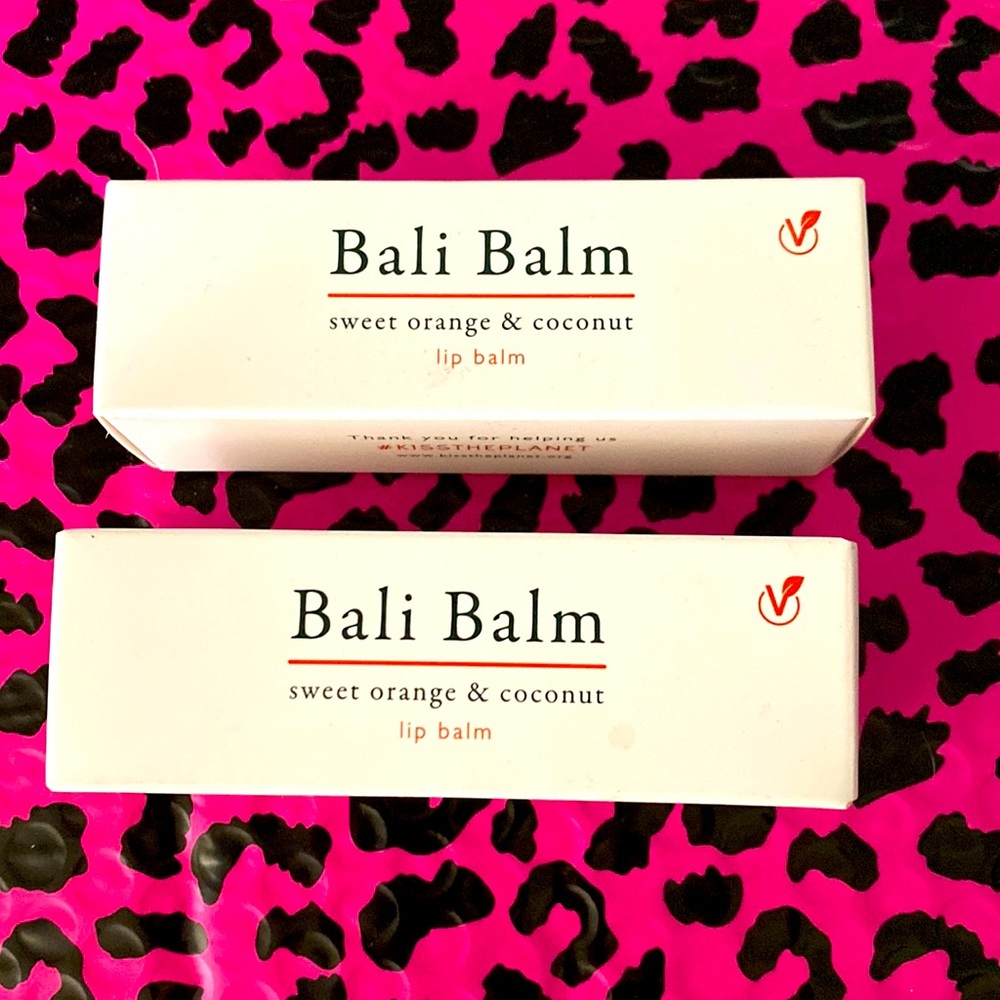 TWO Bali Balm sweet orange and coconut lip balm